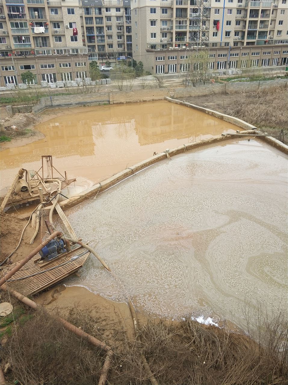 永年沉淀池淤泥清理-厂区废水池淤泥清淤